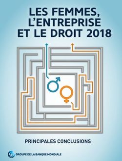 LES FEMMES, L'ENTREPRISE ET LE DROIT 2018 - PRINCIPALES CONCLUSIONS - World ...