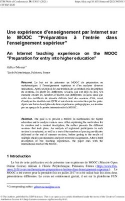 Une expérience d'enseignement par Internet sur le MOOC l'entrée dans l'enseignement supérieur