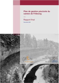 Plan de gestion piscicole du canton de Fribourg
