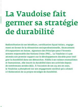 La Vaudoise fait germer sa stratégie de durabilité