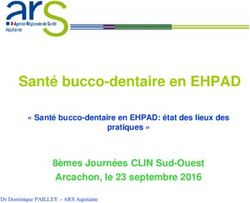 Santé bucco-dentaire en EHPAD - 8èmes Journées CLIN Sud-Ouest Arcachon, le 23 septembre 2016 - CPIAS Nouvelle Aquitaine