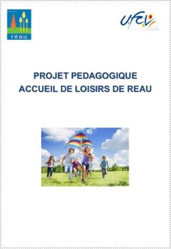 PROJET PEDAGOGIQUE ACCUEIL DE LOISIRS DE REAU Portail Animation Ufcv