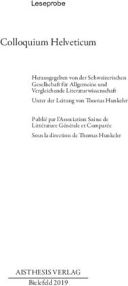 Colloquium Helveticum - Aisthesis Verlag