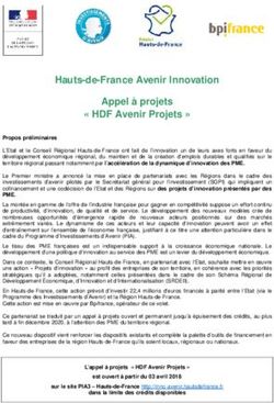 Hauts-de-France Avenir Innovation Appel à projets " HDF Avenir Projets "