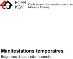 Manifestations temporaires - Exigences de protection incendie - Etablissement cantonale d'assurance des b&acirc;timents, Fribourg