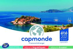 Été 2021 séjours linguistiques - Cap Monde