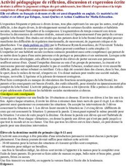 Activit&eacute; p&eacute;dagogique de r&eacute;flexion, discussion et expression &eacute;crite