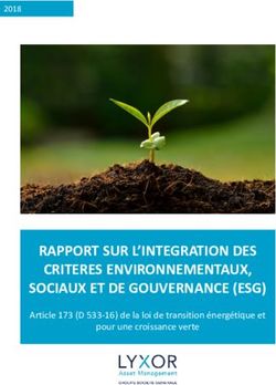RAPPORT SUR L'INTEGRATION DES CRITERES ENVIRONNEMENTAUX, SOCIAUX ET DE GOUVERNANCE (ESG) - Article 173 (D 533-16) de la loi de transition ...