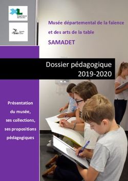 Dossier p&eacute;dagogique 2019-2020 - SAMADET Mus&eacute;e d&eacute;partemental de la fa&iuml;ence et des arts de la table - Rectorat de Bordeaux