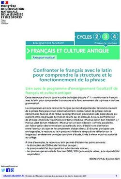 Confronter le fran&ccedil;ais avec le latin pour comprendre la structure et le fonctionnement de la phrase