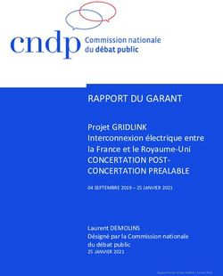 RAPPORT DU GARANT Projet GRIDLINK Interconnexion électrique entre la France et le Royaume-Uni - CONCERTATION POST-CONCERTATION PREALABLE ...