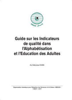 Guide sur les Indicateurs de qualité dans l'Alphabétisation et l'Education des Adultes - ISESCO