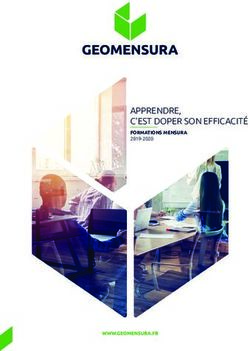 APPRENDRE, C'EST DOPER SON EFFICACITÉ - FORMATIONS MENSURA 2019-2020