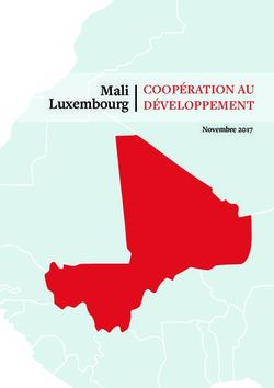 Mali Luxembourg COOPÉRATION AU DÉVELOPPEMENT - Novembre 2017 - LuxDev