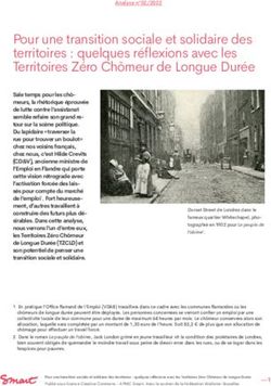 Pour une transition sociale et solidaire des territoires : quelques réflexions avec les Territoires Zéro Chômeur de Longue Durée - Smart