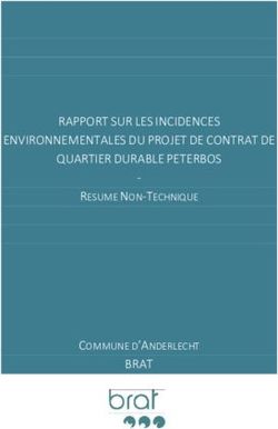 RAPPORT SUR LES INCIDENCES ENVIRONNEMENTALES DU PROJET DE CONTRAT DE QUARTIER DURABLE PETERBOS - BRAT - RESUME NON TECHNIQUE COMMUNE D'ANDERLECHT ...