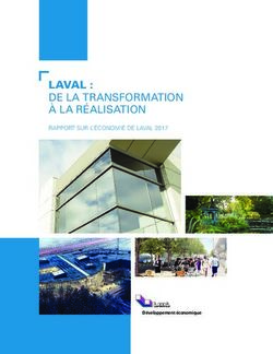 LAVAL : DE LA TRANSFORMATION À LA RÉALISATION - RAPPORT SUR L'ÉCONOMIE DE LAVAL 2017 - Développement ...