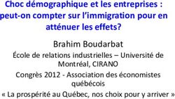 Choc démographique et les entreprises : peut-on compter sur l'immigration pour en atténuer les effets? - Association des économistes ...