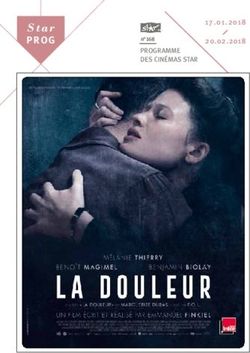 Star PROGRAMME DES CINÉMAS STAR