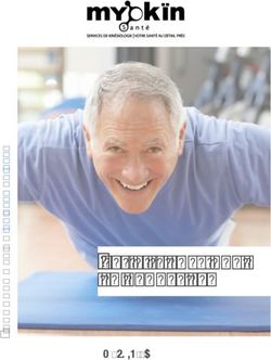 ACTIVITÉ PHYSIQUE EN GROUPE 55+ - Myokin
