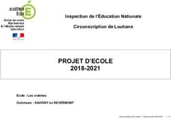 PROJET D'ECOLE 2018-2021 - Inspection de l'Éducation Nationale Circonscription de Louhans - Ecole Primaire Publique Les ...