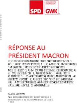 RÉPONSE AU PRÉSIDENT MACRON