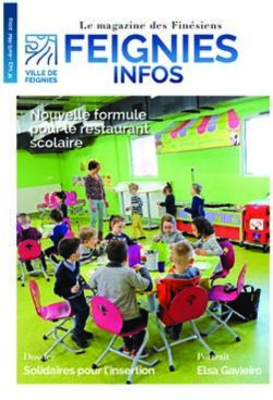 Nouvelle formule pour le restaurant scolaire - Solidaires pour l'insertion Dossier - Ville de Feignies