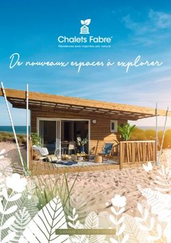 De nouveaux espaces à explorer - GAMME LOCATIVE 2020 - Chalets Fabre