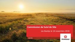 Commission de Suivi de Site - Les Bardys le 14 novembre 2018 - DREAL Nouvelle-Aquitaine