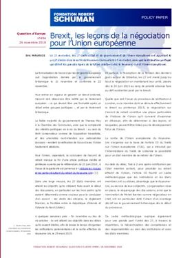 Brexit, les le&ccedil;ons de la n&eacute;gociation pour l'Union europ&eacute;enne