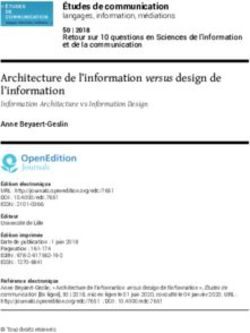 Architecture de l'information versus design de l'information
