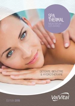 SPA THERMAL MONTBRUN- LES-BAINS - DÉTENTE, BIEN-ÊTRE & HYDROTHÉRAPIE