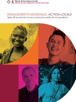 ENGAGEMENTS MONDIAUX, ACTION LOCALE - Après 40 ans de sida, la voie à suivre pour mettre fin à la pandémie - UNAIDS