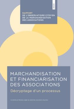 MARCHANDISATION ET FINANCIARISATION DES ASSOCIATIONS - D&eacute;cryptage d'un processus - RAPPORT DE L'OBSERVATOIRE CITOYEN DE LA MARCHANDISATION DES ...