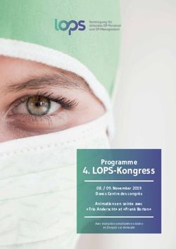 LOPS-Kongress Programme - 09. November 2019 Davos Centre des congr&egrave;s Animations en soir&eacute;e avec