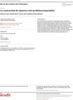 La construction de réponses à des problèmes impossibles