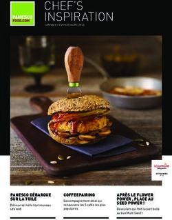 CHEF'S INSPIRATION - PANESCO