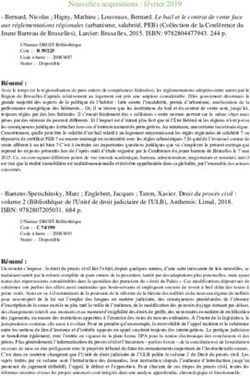 Nouvelles acquisitions : f&eacute;vrier 2019 - Universit&eacute; de Namur