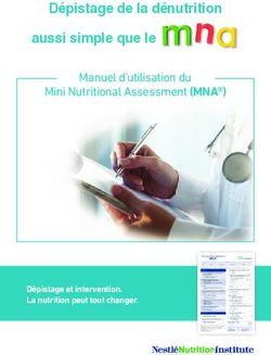 Dépistage De La Dénutrition Aussi Simple Que Le - MNA Elderly