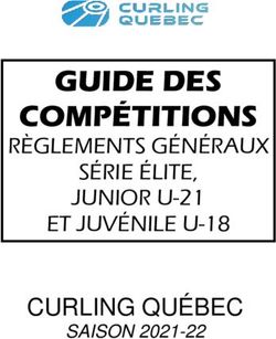 GUIDE DES COMP&Eacute;TITIONS - R&Egrave;GLEMENTS G&Eacute;N&Eacute;RAUX - CURLING QU&Eacute;BEC - Curling Qu&eacute;bec