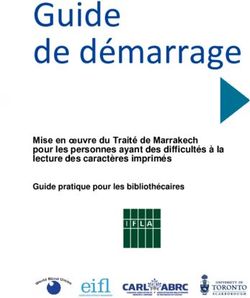 Guide de démarrage Mise en oeuvre du Traité de Marrakech pour les personnes ayant des difficultés à la lecture des caractères imprimés Guide ...