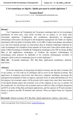 L'éco-numérique en Algérie : Quelle part pour la société algérienne ?