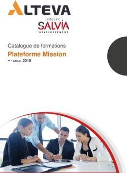Plateforme Mission Catalogue de formations - Alteva