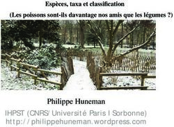 Philippe Huneman IHPST (CNRS/Universit&eacute; Paris I Sorbonne)