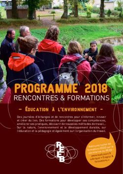 PROGRAMME 2018 RENCONTRES & FORMATIONS-Éducation à l'environnement - Portail Formations du Mouvement ...