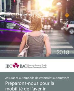 2018 Préparons-nous pour la mobilité de l'avenir - Assurance automobile des véhicules automatisés - IBC Public Assets