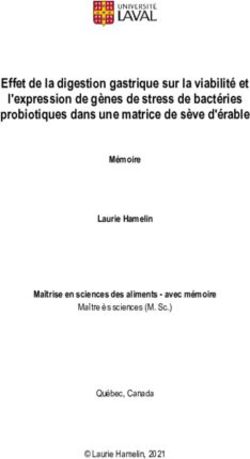 Effet de la digestion gastrique sur la viabilité et l'expression de gènes de stress de bactéries probiotiques dans une matrice de sève d'érable
