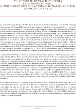 VINGT, TRENTE, QUARANTE FAUTEUILS ET QUELQUES AUTRES MEMBRES RESIDANTS DE L'ACADEMIE DE MARSEILLE DEPUIS SA FONDATION EN 1726 - Académie ...