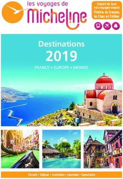 2019 Destinations FRANCE EUROPE MONDE - Les Voyages de Micheline