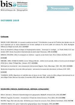 OCTOBRE 2018 - Université Paris 1 Panthéon-Sorbonne